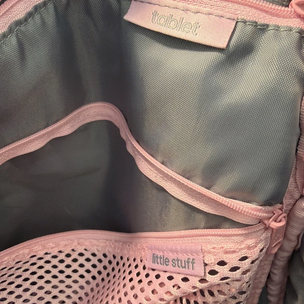 Rare Adidas The Brand With The Three Stripes Green Duffel Pink Inside GW999